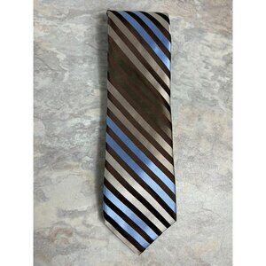 Ted Baker London Men's Multicolor Striped Silk Neck Tie